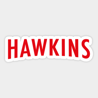 Hawkins Stranger Things Sticker